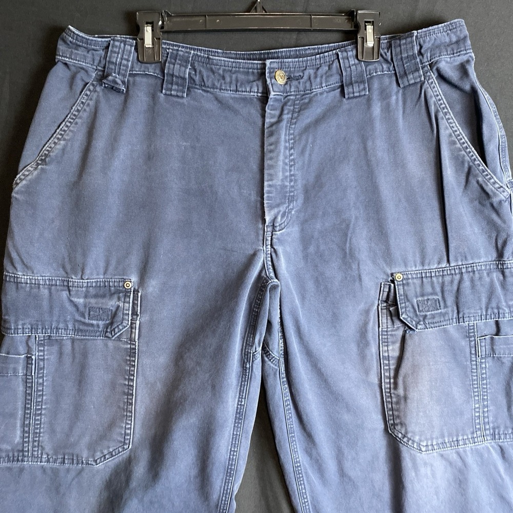 Duluth Trading Men's 38x34 Flex‎ Fire Hose Pants Gray Relax Fit  Broken In